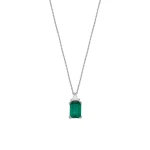 Diamant Smaragd Halskette Diamant Smaragd Halskette