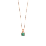 Diamant Smaragd Halskette