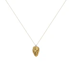 Diamant Blatt Kette