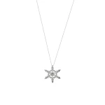 Diamant Kette Schneeflocke