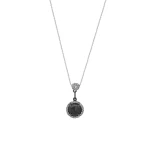Schwarze Diamantkette