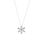 Diamant Schneeflocke Kette