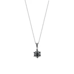 Schwarz-Weiß Diamant Kette
