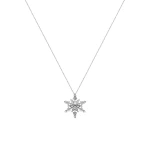 Diamant Schneeflocke Kette Diamant Schneeflocke Kette