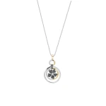 Schwarze Blatt-Diamantkette Schwarze Blatt-Diamantkette