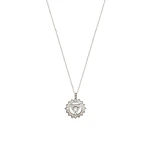 Diamant Symbolkette mit Halschakra (Vishuddha) Diamant Symbolkette mit Halschakra (Vishuddha)