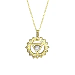 Diamant Symbolkette mit Halschakra (Vishuddha) Diamant Symbolkette mit Halschakra (Vishuddha)