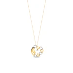 Diamant Mutter-Kind Halskette Diamant Mutter-Kind Halskette