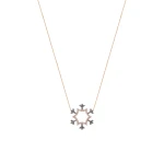 Diamant Schneeflocken Kette