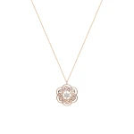 Diamant Herzblume Kette Diamant Herzblume Kette