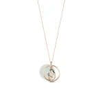 Diamant Perlmutt Mutter-Kind Kette Diamant Perlmutt Mutter-Kind Kette