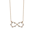Diamant Unendlichkeits-Herzkette Diamant Unendlichkeits-Herzkette