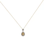 Diamant Tropfen Fancy Color Kette Diamant Tropfen Fancy Color Kette