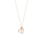 Diamant Herz Mutter-Kind Kette