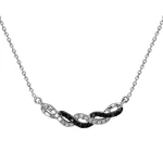 Schwarz-Weiß Diamant Fantasie Kette Schwarz-Weiß Diamant Fantasie Kette