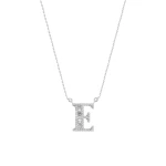 Diamant E Buchstabe Halskette Diamant E Buchstabe Halskette