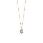 Diamant Gold Halskette