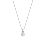Diamant Perlenkette Gold