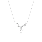 Perle Diamant Kette Gold Perle Diamant Kette Gold