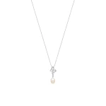 Perlen-Diamant Kette