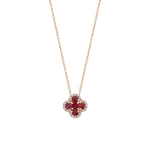 Rubin Diamant Halskette Rubin Diamant Halskette