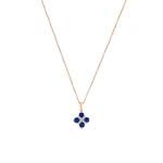 Saphir Stern-Diamantkette Saphir Stern-Diamantkette