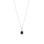 Saphir Diamant Kette Saphir Diamant Kette