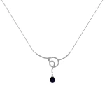 Diamant Saphir Kette Diamant Saphir Kette