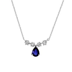Diamant Miracle Saphir Kette