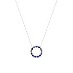 Tropfen Saphir Kette