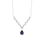Saphir-Diamant Miracle-Kette (0,65 Karat optische Wirkung)