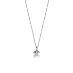 0,20 Karat Herz-Diamant-Solitärkette
