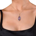 Marquise Amethyst Diamant Kette Marquise Amethyst Diamant Kette