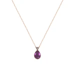 Diamant Amethyst Kette Diamant Amethyst Kette