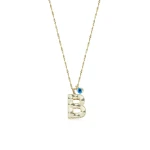 Goldkette mit Buchstabe B Goldkette mit Buchstabe B