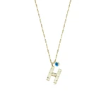 Goldkette mit Buchstabe H
