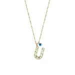 Goldkette mit Buchstabe U Goldkette mit Buchstabe U