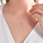 0,15 Karat Solitär-Diamantkette 0,15 Karat Solitär-Diamantkette