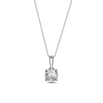 0,30 Karat Diamant Solitärring Halskette Ascona 0,30 Karat Diamant Solitärring Halskette Ascona