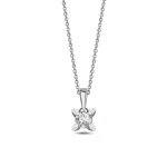 0,30 Karat Diamant Solitär Halskette
