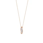 0,50 Karat Spiral-Diamantkette (optische Wirkung)