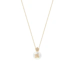 Diamant Perle Lebenssymbol Kette Adinkra Diamant Perle Lebenssymbol Kette Adinkra