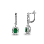 Diamant Smaragd Ohrring Zeist Diamant Smaragd Ohrring Zeist