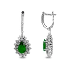 Diamant Smaragd Miracle Ohrring Diamant Smaragd Miracle Ohrring