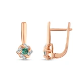 Diamant Smaragd Ohrringe
