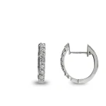 0,10 Karat Diamant-Creolen