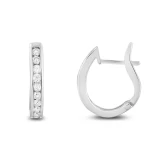 Diamant Kreolen Ohrringe Modena