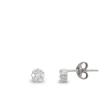 Diamant Solitärring Effekt Ohrring (1,00 Karat)
