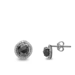 Schwarze Diamant Ohrringe