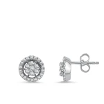 Diamant Effect Fantasie-Ohrringe